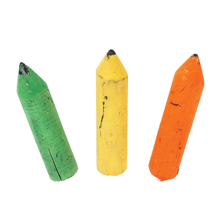Wooden Crayon Crunchers